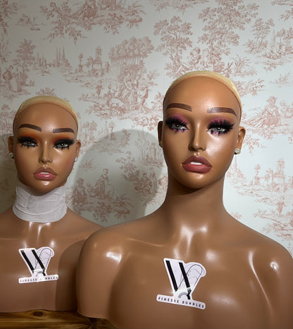 Luxury Handmade Head & Shoulder Mannequin Display