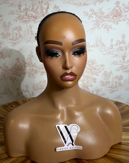 Affordable Plastic Head & Shoulder Mannequin
