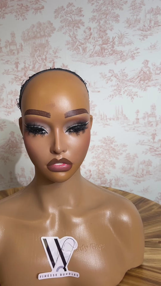 Affordable Plastic Head & Shoulder Mannequin