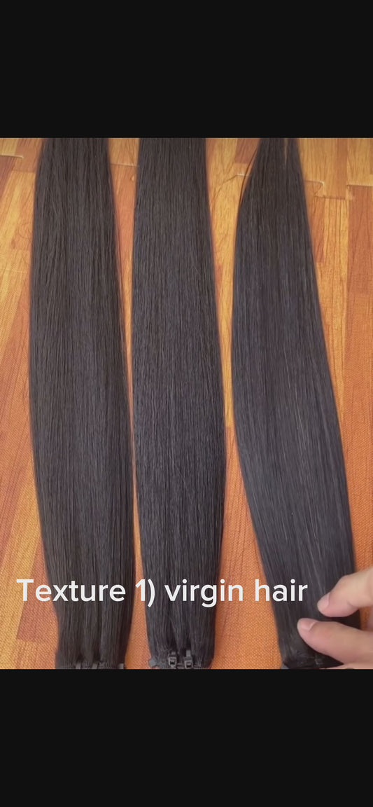 THE 3 TYPES OF HAIR WE SELL