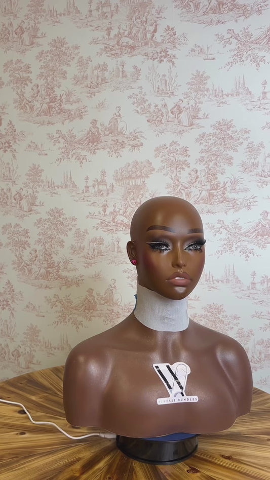 Luxury Handmade Head & Shoulder Mannequin Display